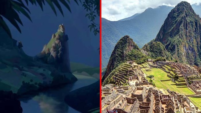 22.) The village in The Emperor's New Groove was based on Machu Piccu.