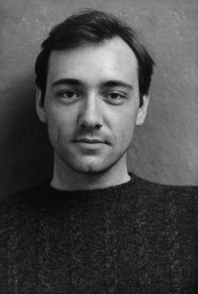 A young Kevin Spacey (1980s).