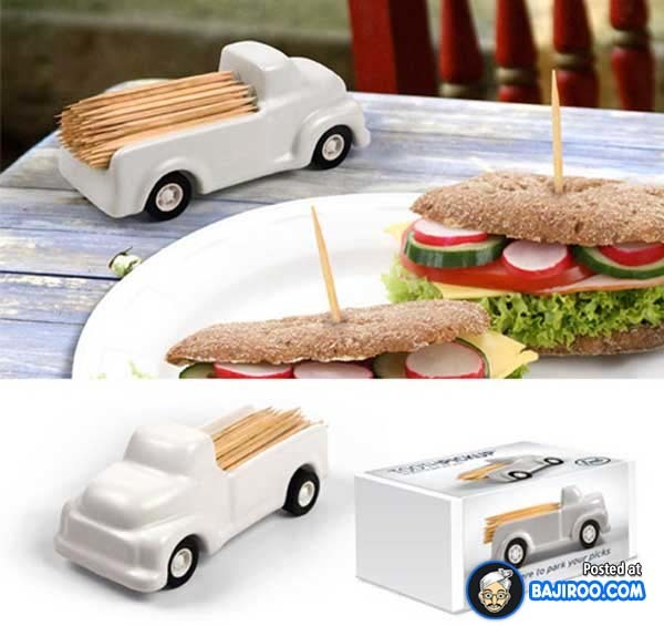 7.) Give your toothpicks their very own form of transportation.