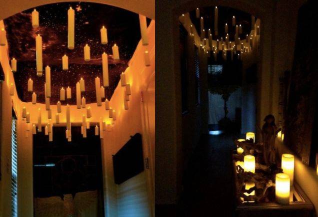 Haunting candles.