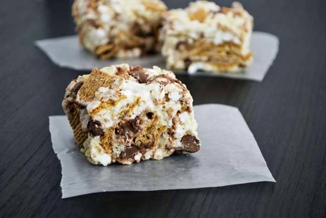 S'Mores Rice Cripsy Treats