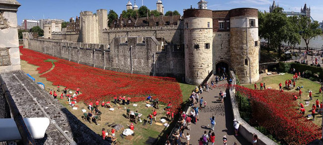 Each evening, the Last Post will be sounded and a selection of names of the dead read out loud. It's stunning and sobering commemoration that befits the Great War.