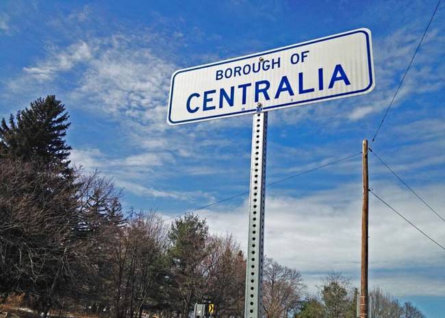 Centralia was once a coal mining town. Its first mines opened in 1856. However, when the stock market crashed in 1929, many of the mines were abandoned.