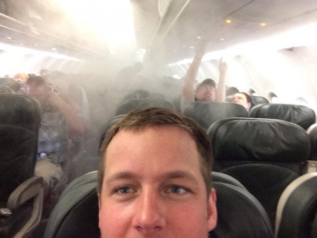 12.) I don't remember flight attendants saying "take a selfie" when an emergency occurs...