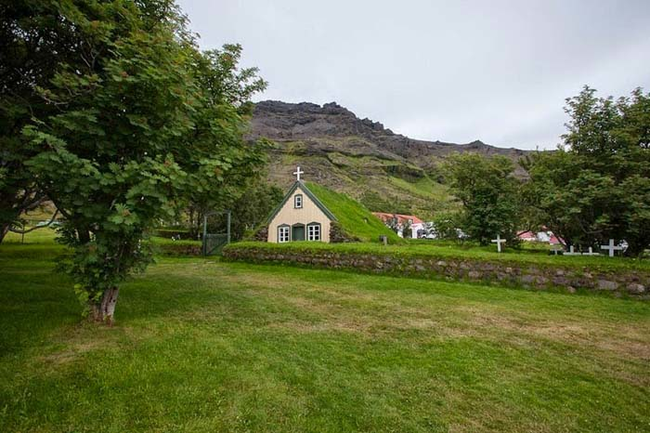 Turf houses were widespread in Iceland until the 20th century.