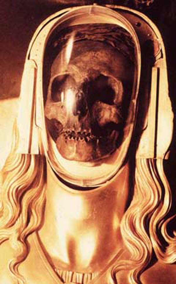 15.) Mary Magdalene in the basilica crypt of St. Maximinin la Saint Baume in France.