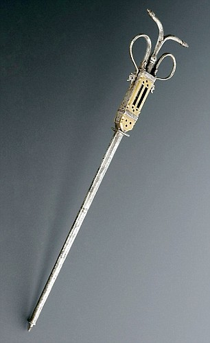 3.) French 16th century bullet extractor.