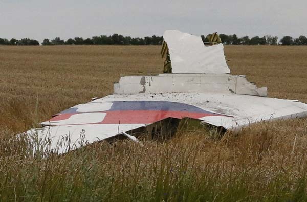 The plane was allegedly shot down by a powerful Russian Buk rocket.