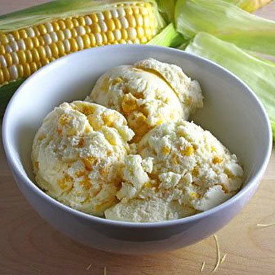 Corn on the Cob Ice Cream from <a href="https://www.maxandminasicecream.com/" target="_blank">Max and Mina’s Homemade Ice Cream</a> in New York, NY.