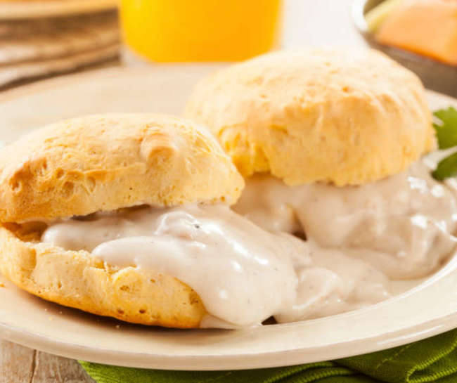 3.) Biscuits and Gravy: There is nothing like a creamy sausage gravy with soft buttermilk biscuits. However, this southern comfort food is definitely not a staple in most other countries. Foreigners find this breakfast has too much sodium and they cannot stomach the thought of sausage, flour, and milk together.