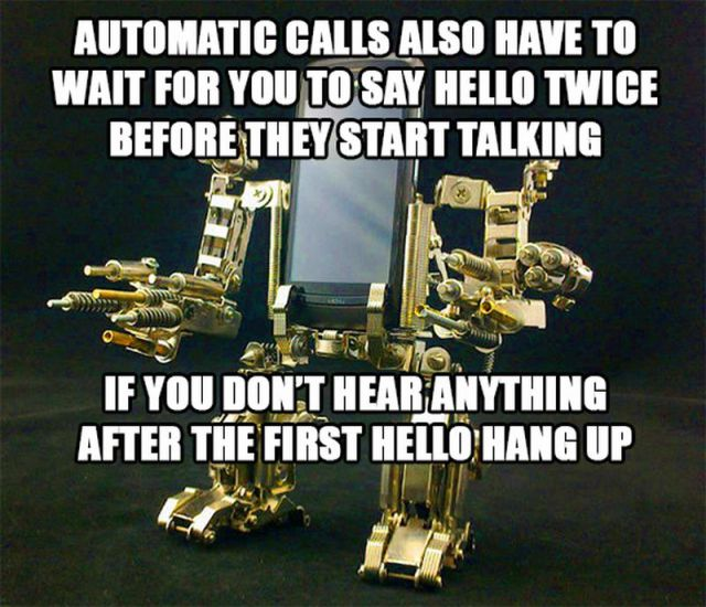 5.) Yeah, no one has time for Amy from Credit Services (or Christine, or Rachel, or whatever she's calling herself these days).