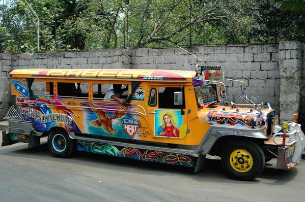 2. Jeepneys: the most popular and very colorful form of public transportation.