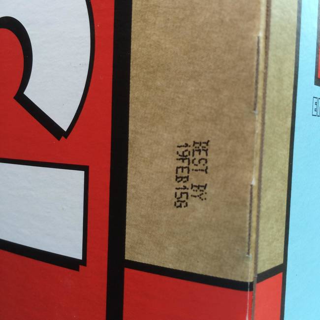 Just in case you were wondering, this box was well within the "best by" date.