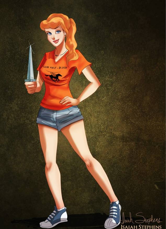 Cinderella as Annabeth Chase (from <i>Percy Jackson: Heroes of Olympus</i>)