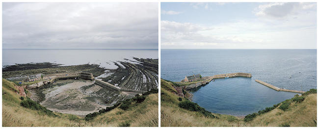 3.) Harbour, Berwickshire. High water 6:00pm, low water 11:00am. (August 22 2005)