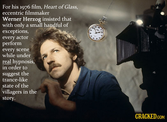 5.) Werner Herzog, Heart of Glass