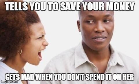 "Wait, your savings account isn't called 'GF Fund?'"