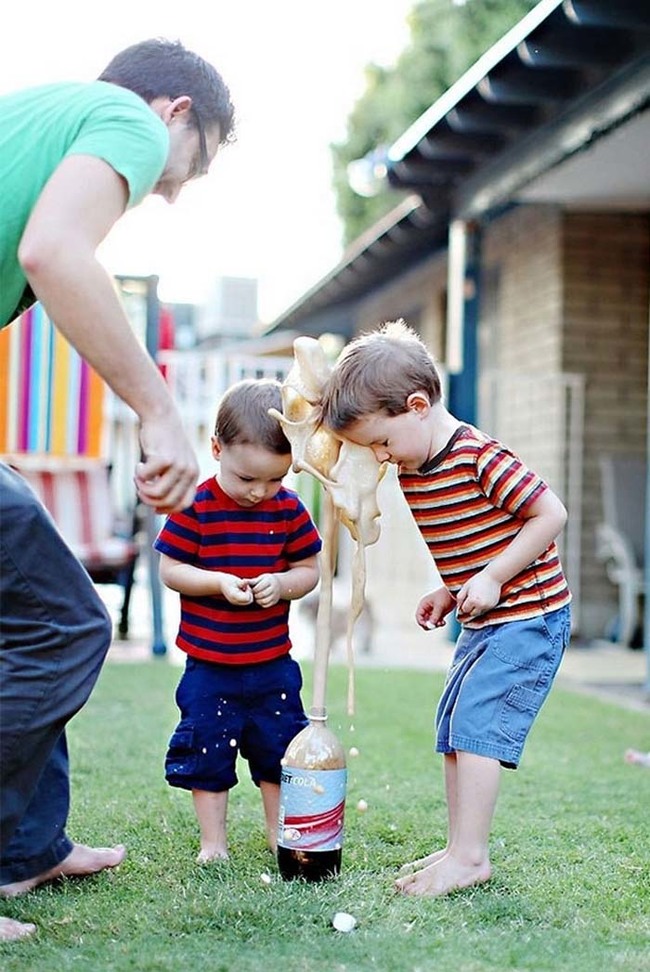 26.) Little Jimmy never liked Coke or Mentos again.