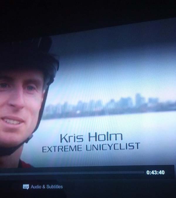 10.) How extreme does unicycling get?