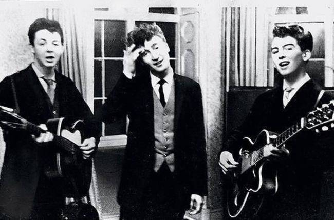 The Beatles played wedding receptions. 