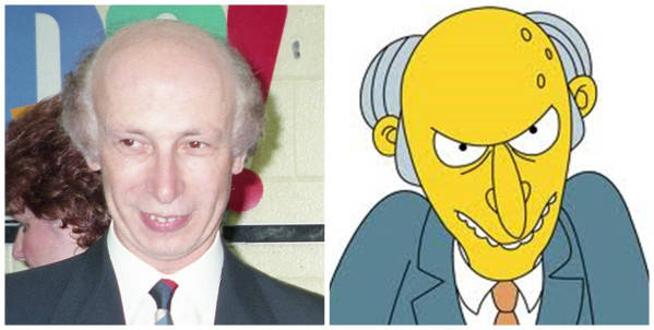 4.) Mr. Burns from The Simpsons