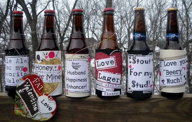 Custom Romantic Beer Coozies