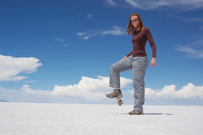 3.) Hold on tight! - Salar de Uyuni, Bolivia