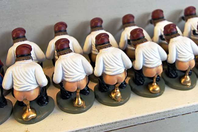 Spain - A nativity scene is not complete without a defecating man, also known as "El Caganer."