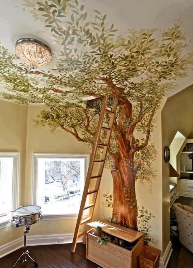 1) Indoor Tree House: <a href="https://joemonster.org/mg/122353,lastup,Zamiast_tapety">Inspiration Here</a>.