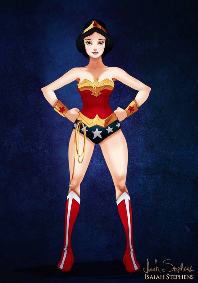 Snow White as Wonder Woman