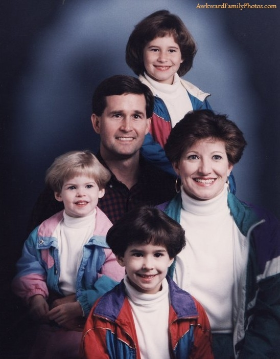 20.) This dad is not sure about being surrounded by a family of Dorothy Hamills.