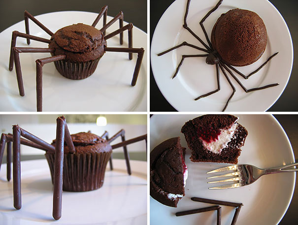 11.) Another Spider Cupcake