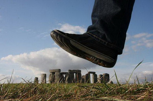 20.) Watch out below! -Stonehenge, England