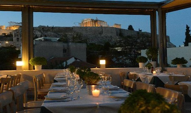 12. Strofi, Greece: Seated at the edge of the Acropolis, you'll struggle to find a better view of the Parthenon.