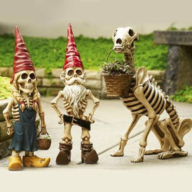 <a href="https://www.skymall.com/skel-e-gnome-garden-sculptures/GWTE100.html" target="_blank"> Skel-E-Gnome Garden Sculptures</a>