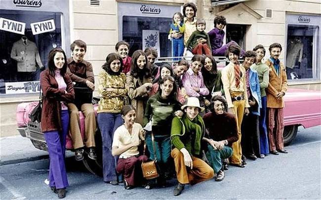 Osama bin Laden had a family with a colorful wardrobe. 