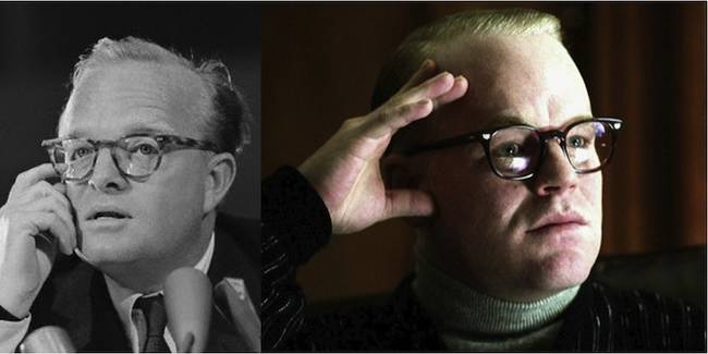 Philip Seymour Hoffman as Truman Capote in <i>Capote</i>