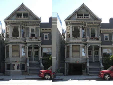 Victorian Façade Hidden Garage