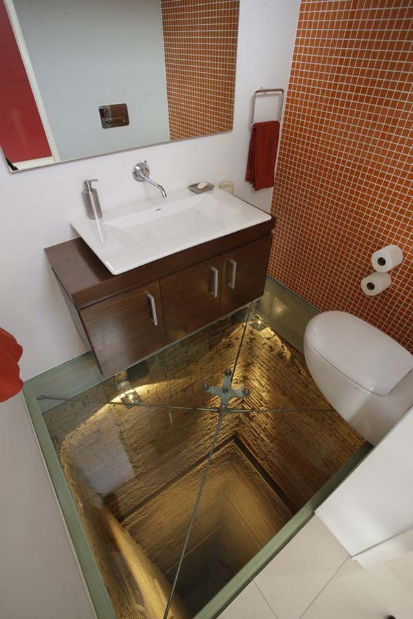 5.) This bathroom will help you go #2.