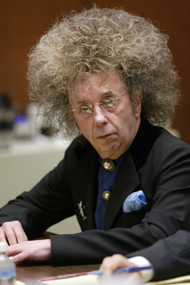 27. Phil Spector: The legendary music producer was put on trial in 2003 following the death of Lana Clarkson and found guilty in 2009, currently serving a 19 years-to-life sentence.