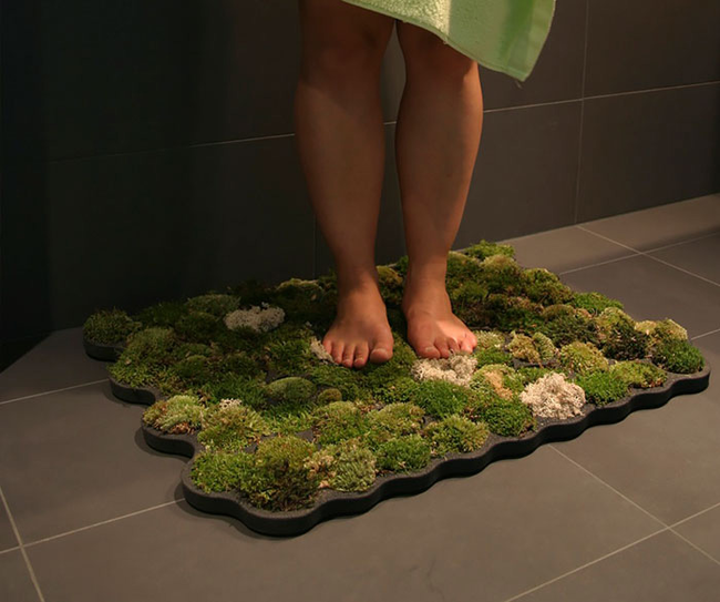 1.) Real Moss Bath Mat