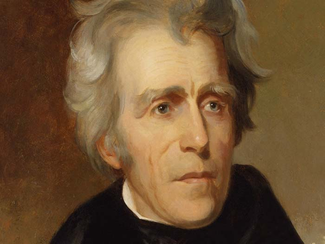 8.) Andrew Jackson and the broken handguns.