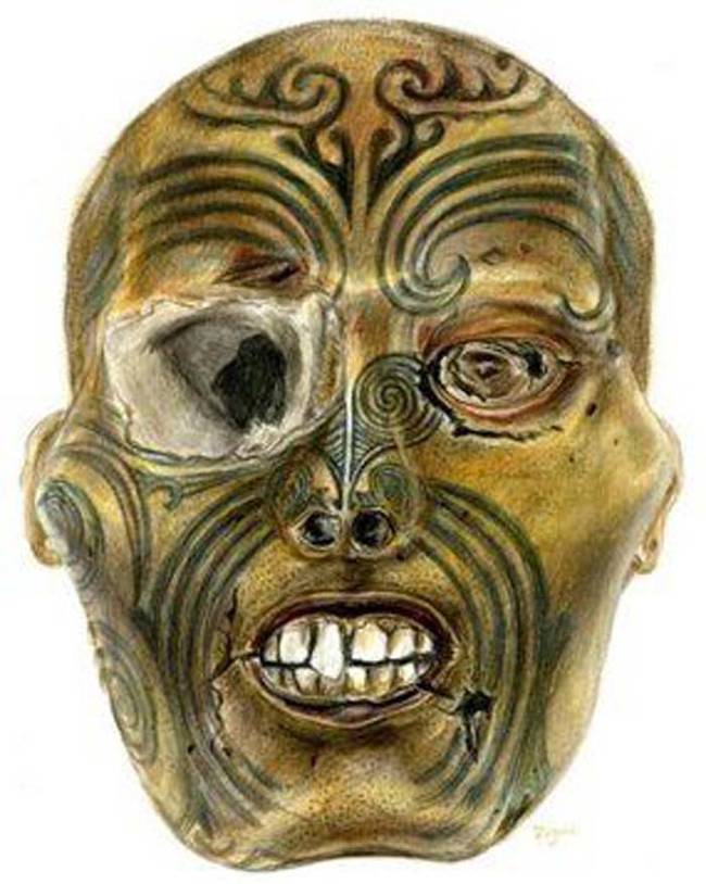 When a person with Moko died, their head would often be preserved and become known as Mokomokai.