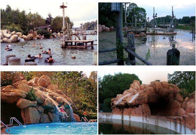 Disney's River County: This was the first water park at the Walt Disney World Resort in Bay Lake, Florida. First opened in 1976, it has been abandoned since 2001. It looks like a lot of fun was had at this park while it was open, but now it remains abandoned.