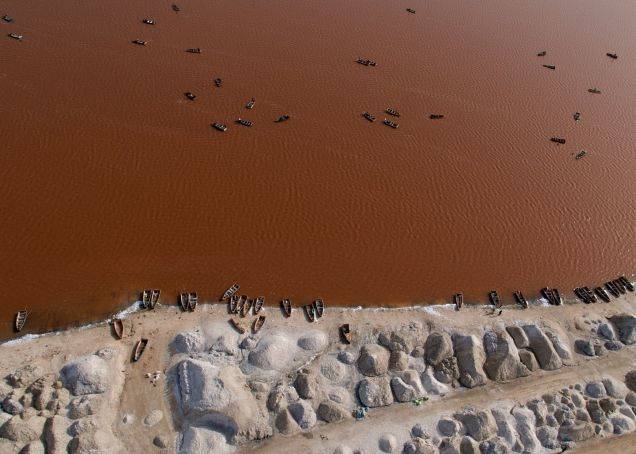 Lake Retba, Senegal