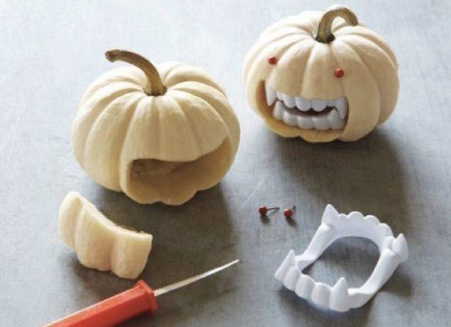 Vampire pumpkins.