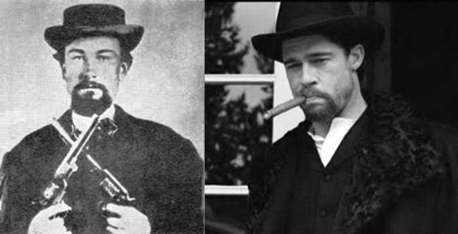 17.) Brad Pitt as Jesse James in <em>The Assassination of Jesse James</em>