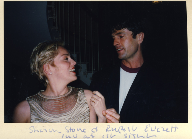 Sharon Stone and Rupert Everett