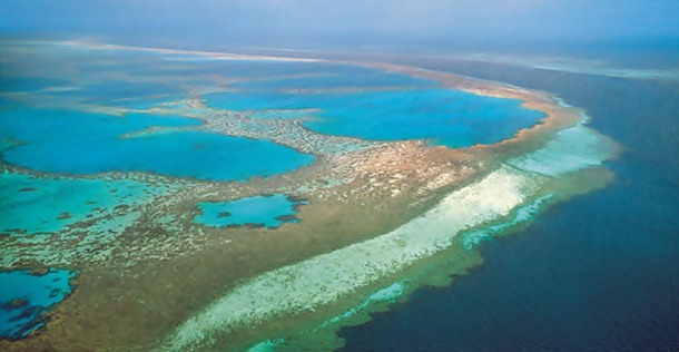 17.) The Great Barrier Reef: Known as the single greatest structure built by living organisms, the great reef is composed of 2,900 individual reefs and 900 islands spanning over 1600 miles.