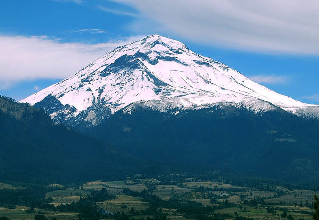 Popocatépetl, Mexico.